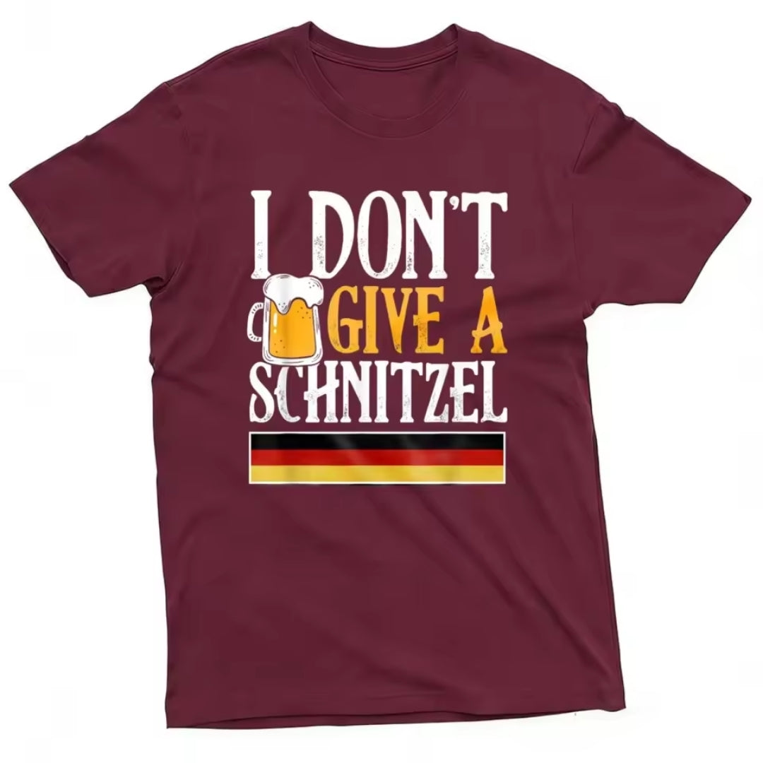 Oktoberfest T-Shirt - I Don't Give A Schnitzel