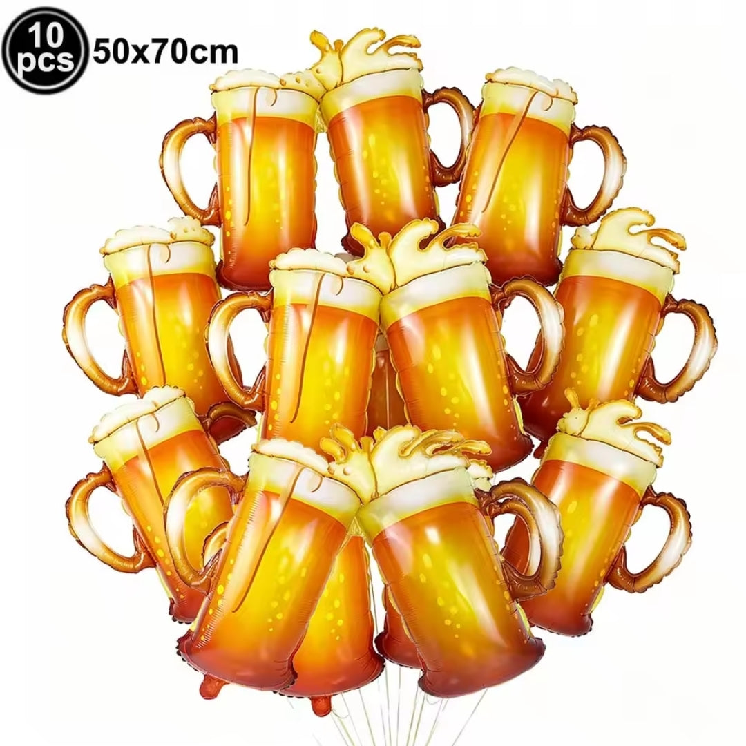 Oktoberfest Ballonnen - Feestelijke Bierglas Decoratie