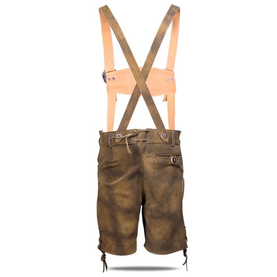 Traditionele Lederhosen Origineel - Echt Leer Met Bretels