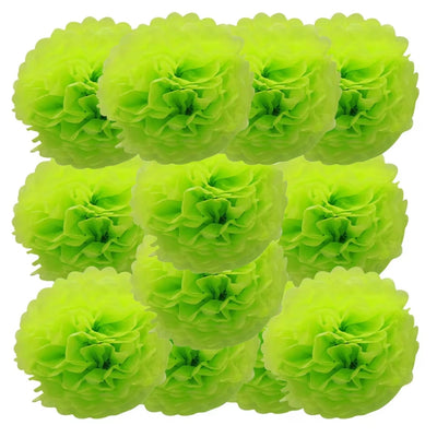 Pompom - Kleurrijke Feestdecoratie Voor Bruiloften En Feestdagen - 12 Stuks