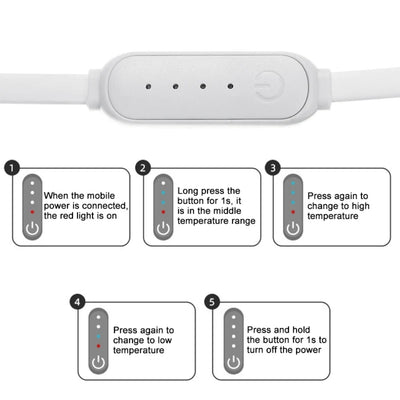 Verwarmde Sjaal - USB Met 3 Verwarmingsstanden