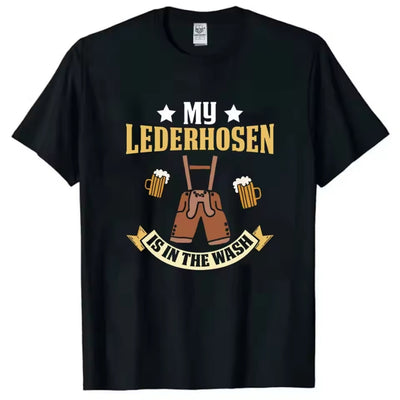 Oktoberfest Lederhosen T-Shirt Heren - Mark