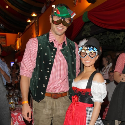 Oktoberfest Brillen - Grappige Duitse Fotoaccessoires Voor Feesten