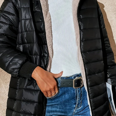 Fleece Gevoerde Jas Met Rits - Annelle