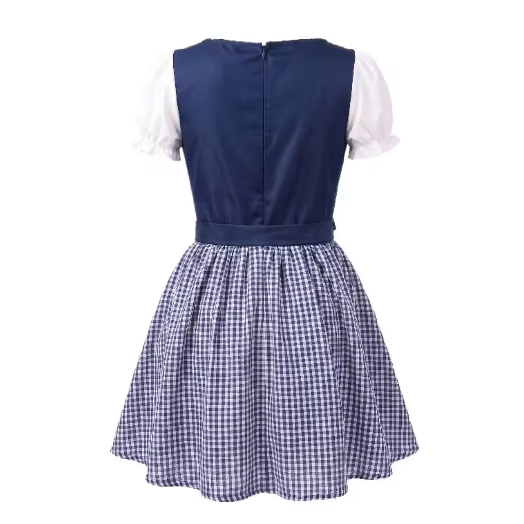 Oktoberfest Dirndl Jurk Dames - Met Ruitpatroon