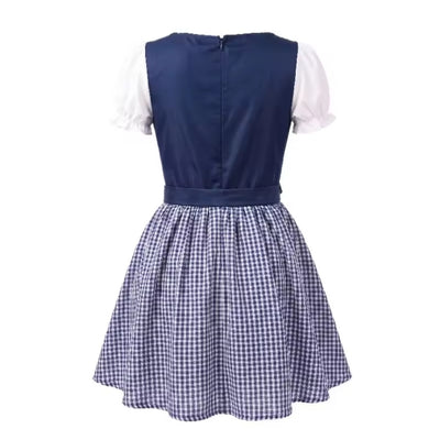 Oktoberfest Dirndl Jurk Dames - Met Ruitpatroon