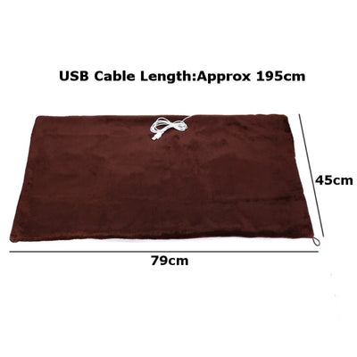 Verwarmde Sjaal en Deken - USB Warmtewrap Voor Schouders en Knieën
