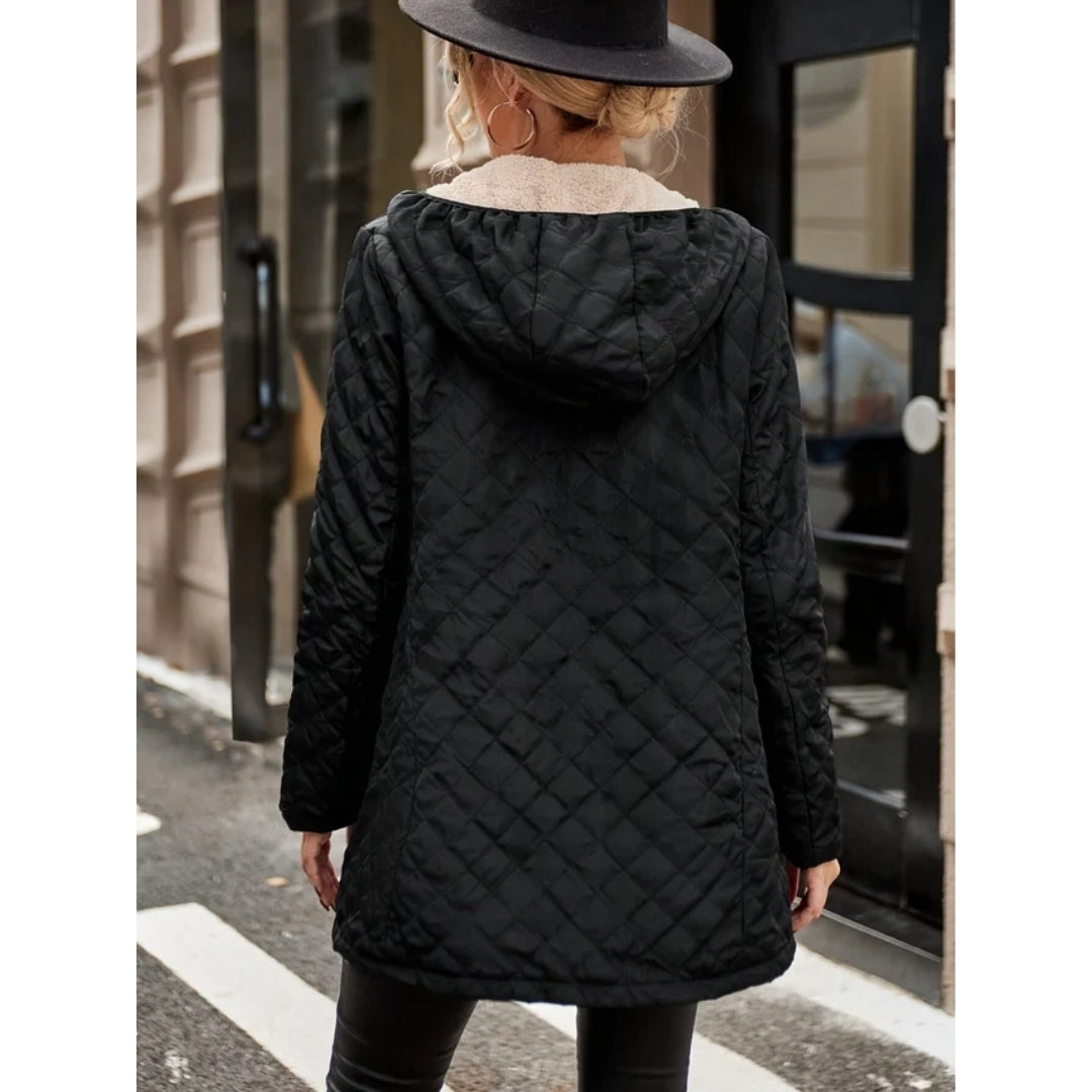 Gewatteerde Fleece Gevoerde Winterjas - Demi