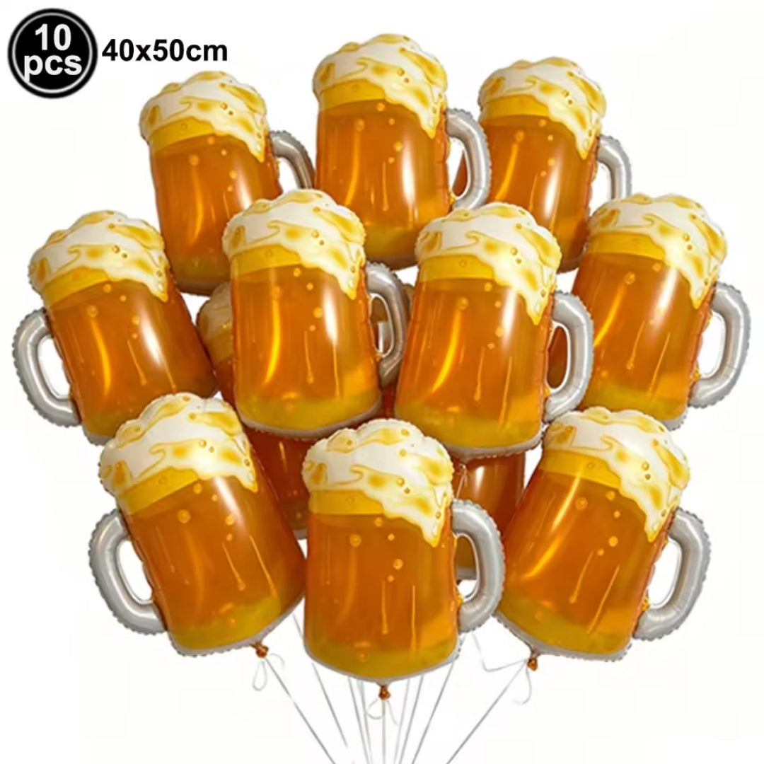 Oktoberfest Ballonnen - Feestelijke Bierglas Decoratie