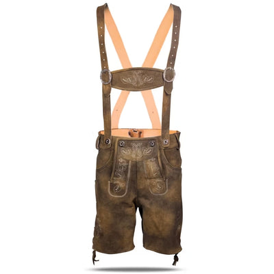 Traditionele Lederhosen Origineel - Echt Leer Met Bretels