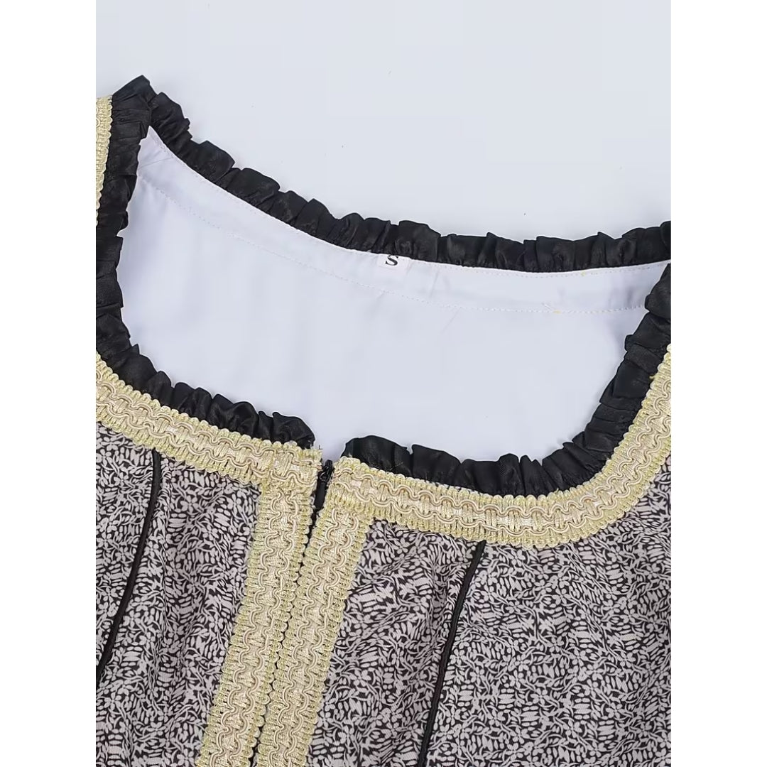 Oktoberfest Dirndl Met Kant en Borduurdetails - Lily