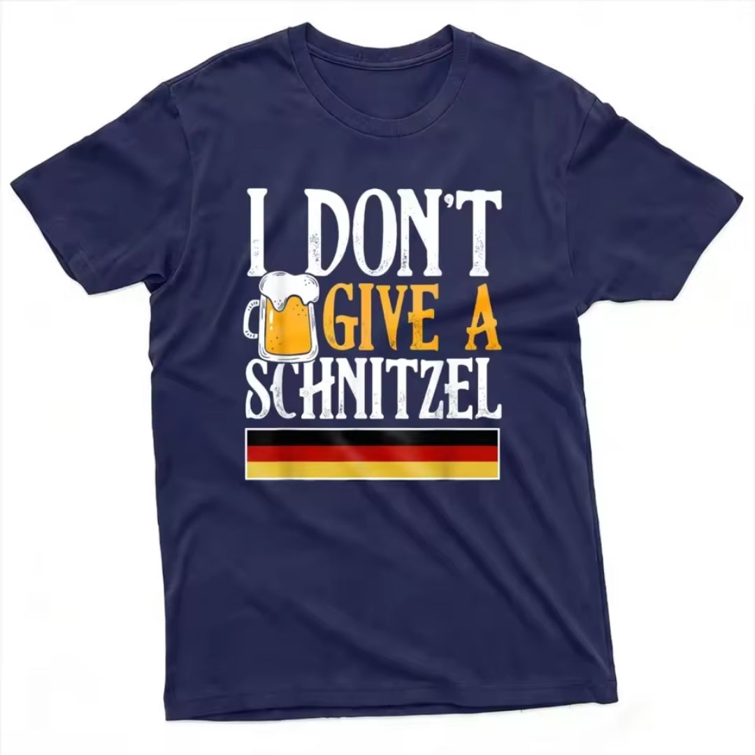 Oktoberfest T-Shirt - I Don't Give A Schnitzel