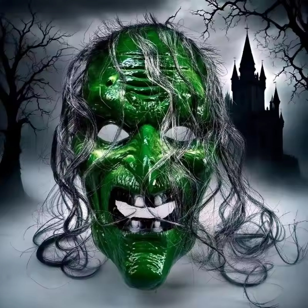 Heksen Masker Halloween - Griezelig Sorceress