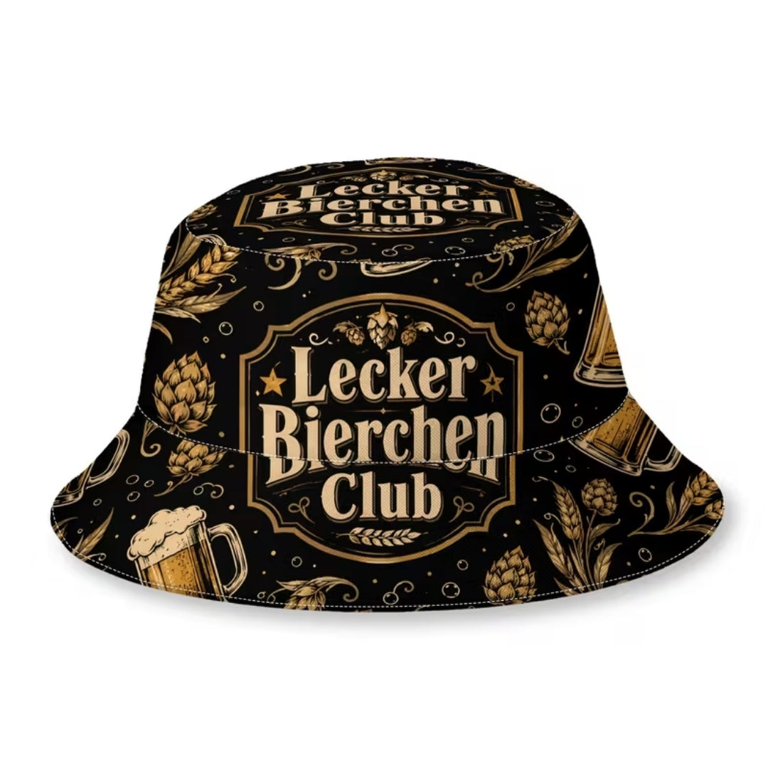 Oktoberfest Bucket Hat - Retro Bierprint Voor Dames En Heren