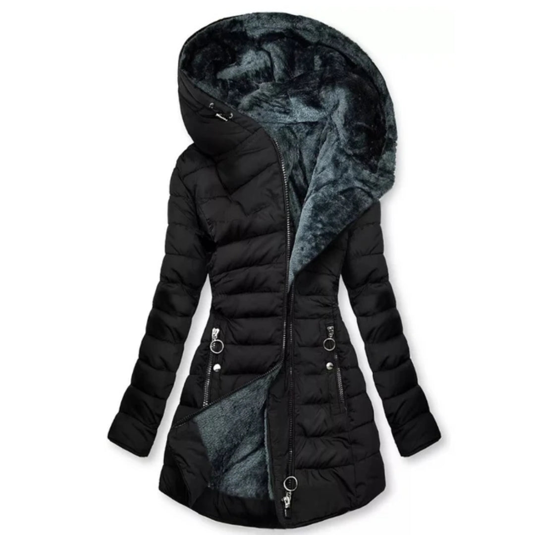 Lange Dames Winterjas Met Capuchon - Bonny