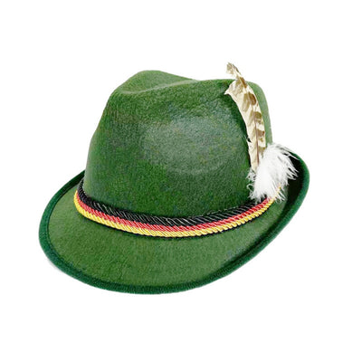 Tiroler Hoedje - Duitse Stijl Met Decoratieve Veer