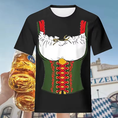 Oktoberfest T-Shirt - Vintage 3D Bierfestival Print