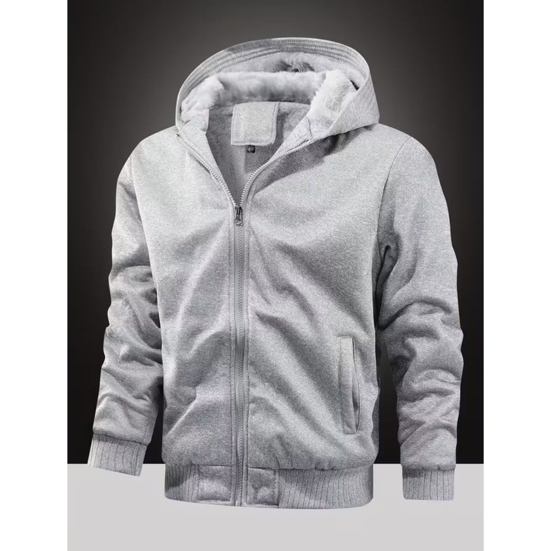 Warme Fleece Jas Voor Heren Met Capuchon - Jack