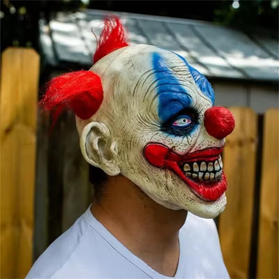 Halloween Clown Masker - Griezelig Lachend Ontwerp