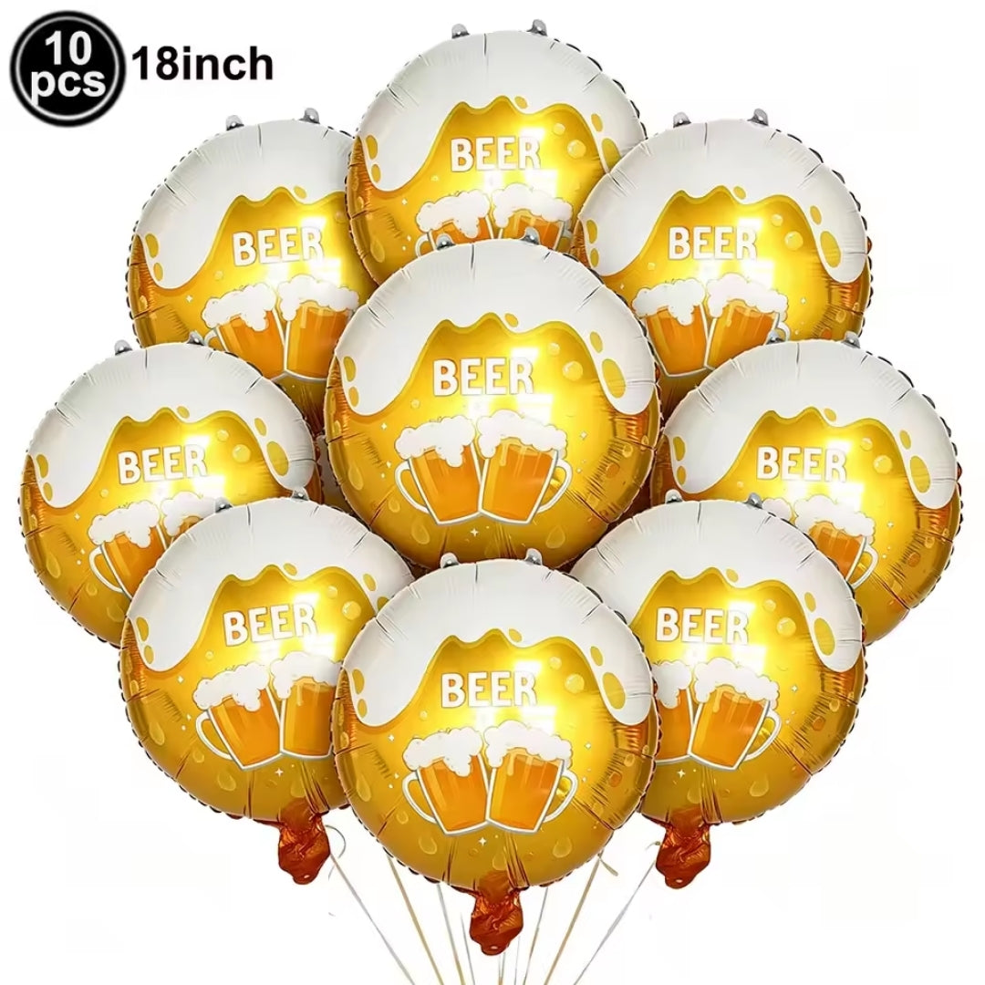Oktoberfest Ballonnen - Feestelijke Bierglas Decoratie