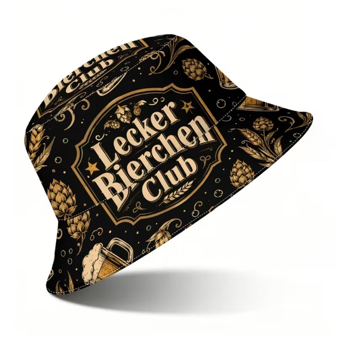Oktoberfest Bucket Hat - Retro Bierprint Voor Dames En Heren