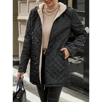 Gewatteerde Fleece Gevoerde Winterjas - Demi