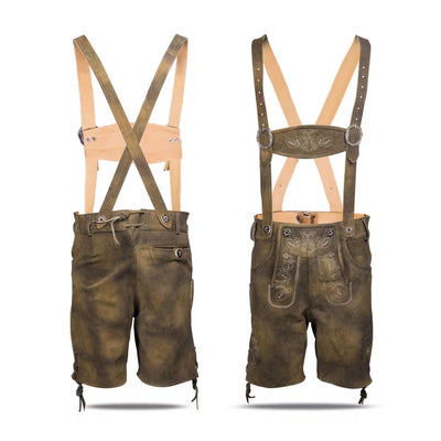 Traditionele Lederhosen Origineel - Echt Leer Met Bretels