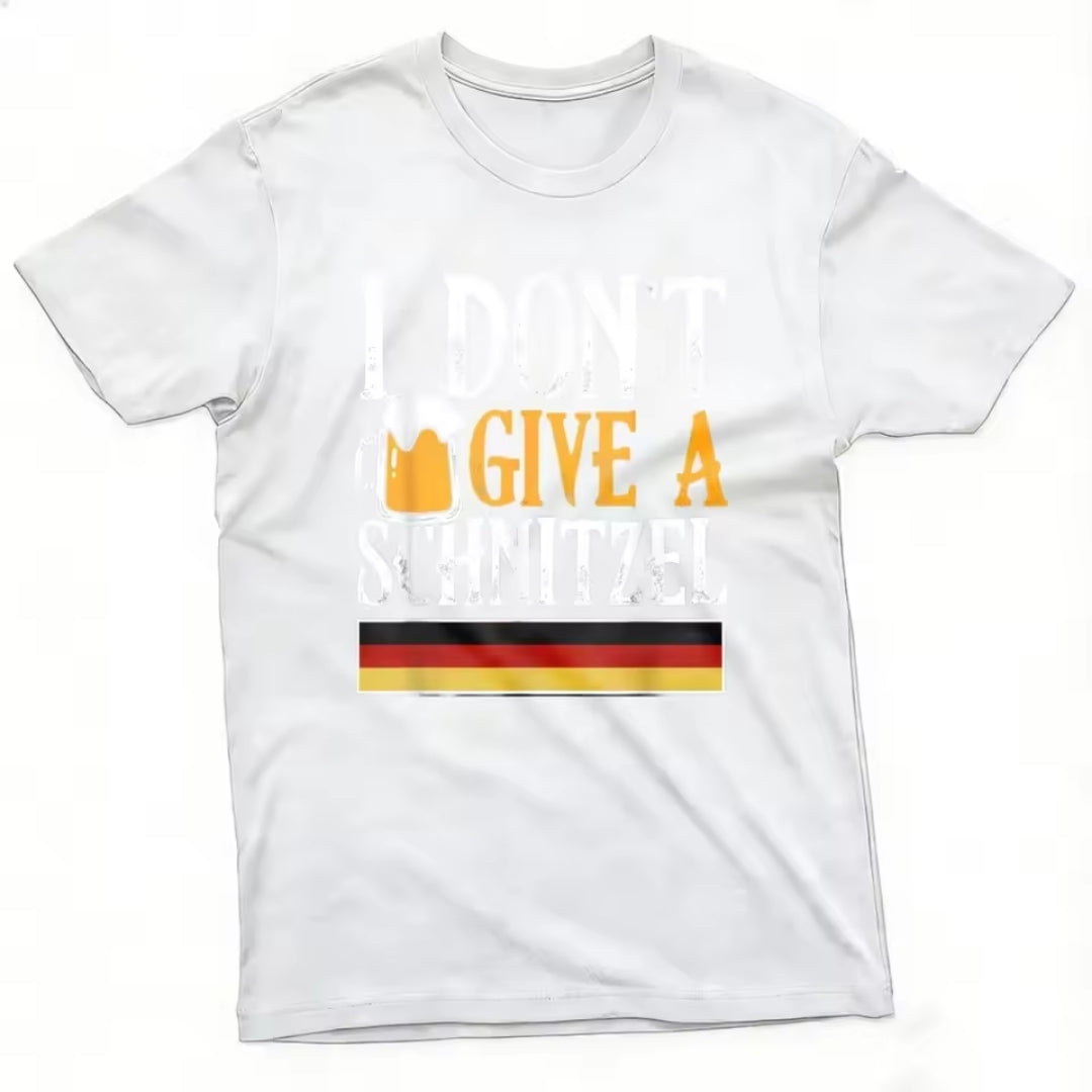 Oktoberfest T-Shirt - I Don't Give A Schnitzel