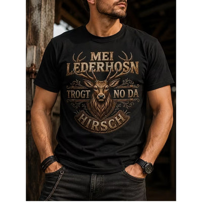 Oktoberfest T-Shirt Voor Heren - Hirsch