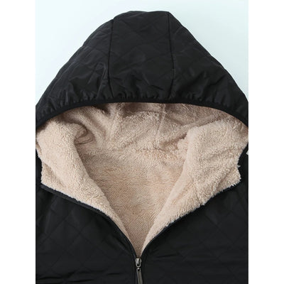 Gewatteerde Fleece Gevoerde Winterjas - Demi