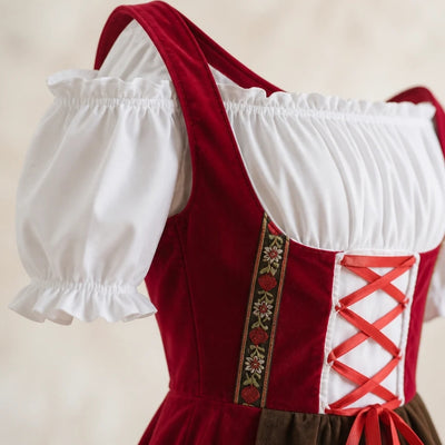 Oktoberfest Dirndl Jurk Dames - Traditionele Beierse Stijl Met Elegante Pasvorm
