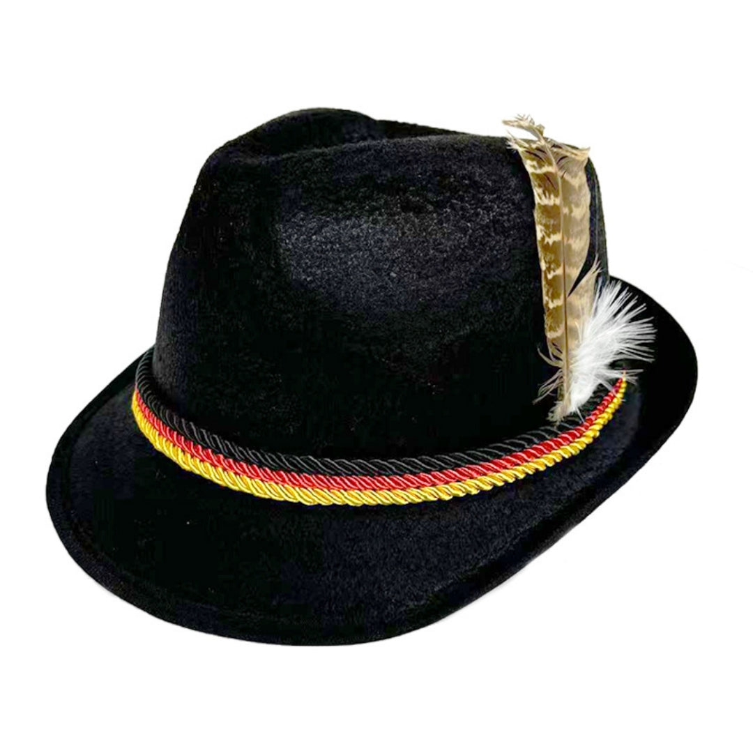 Tiroler Hoedje - Duitse Stijl Met Decoratieve Veer