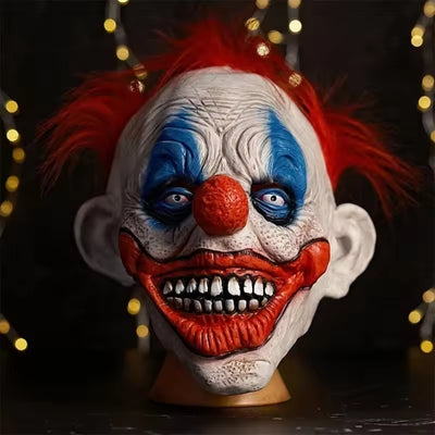 Halloween Clown Masker - Griezelig Lachend Ontwerp