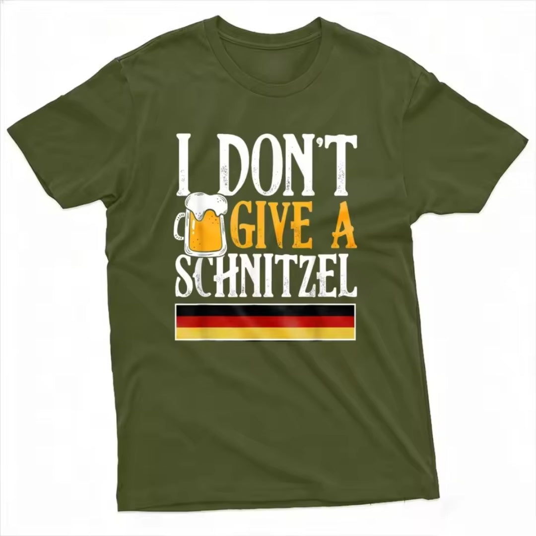 Oktoberfest T-Shirt - I Don't Give A Schnitzel