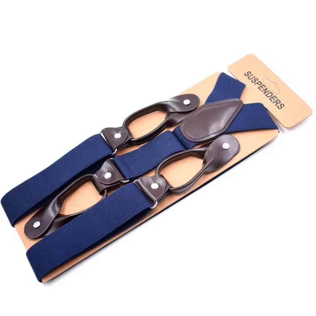 Bretels - Vintage Leren Look met Verstelbare Y-Achterkant