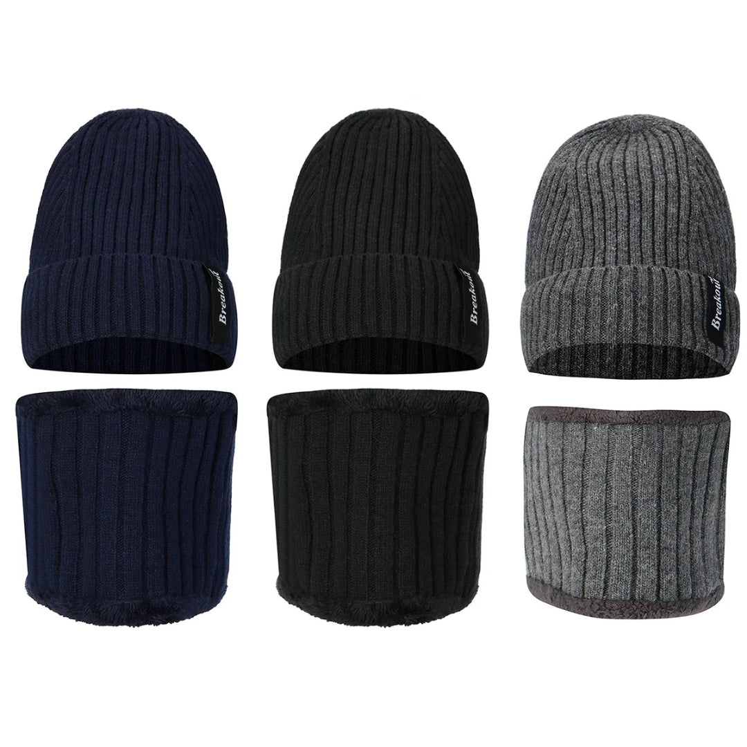 Verwarmde Muts En Sjaal Set - USB Met 3 Warmtestanden