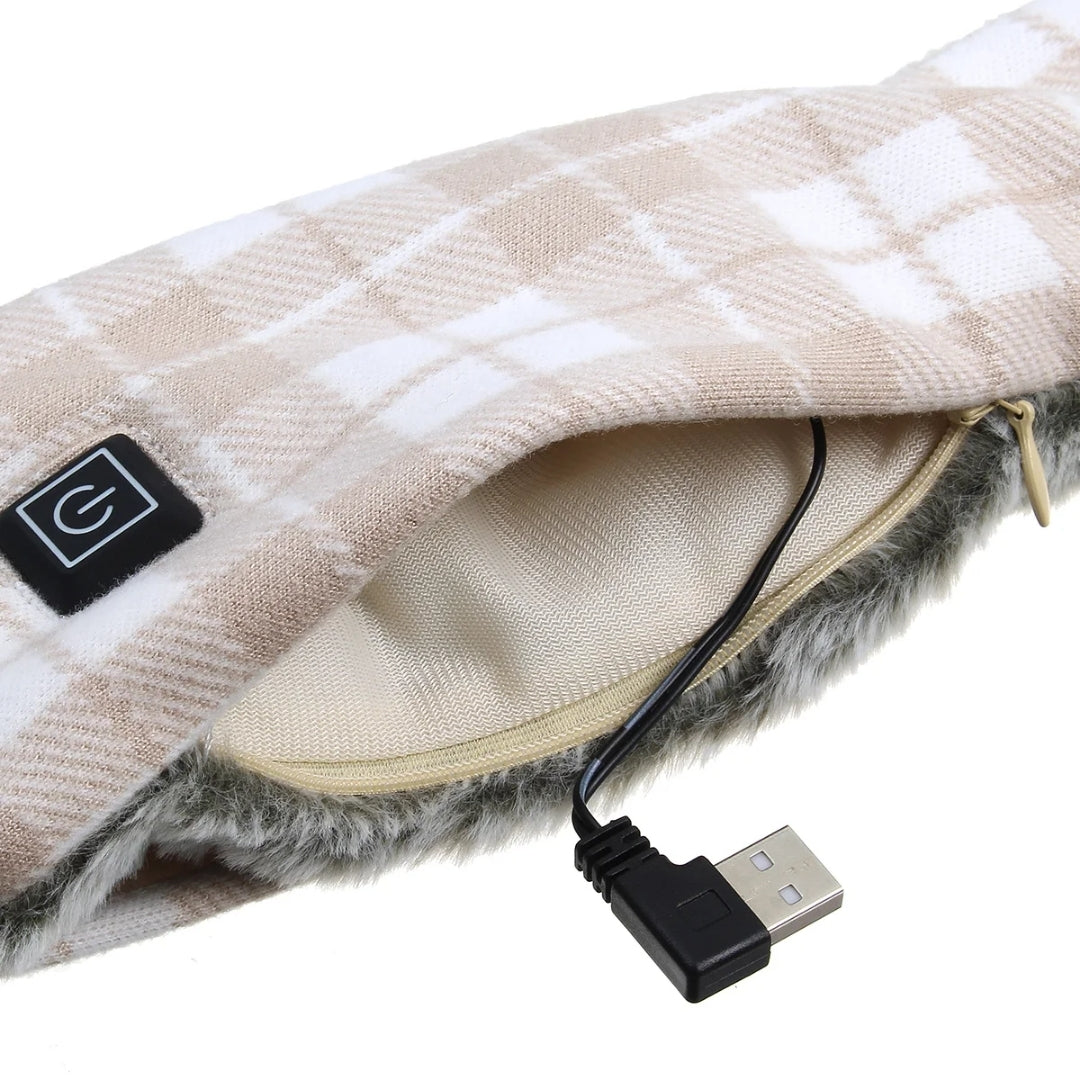 Elektrisch Verwarmde Sjaal - USB Oplaadbaar Met 3 Warmtestanden