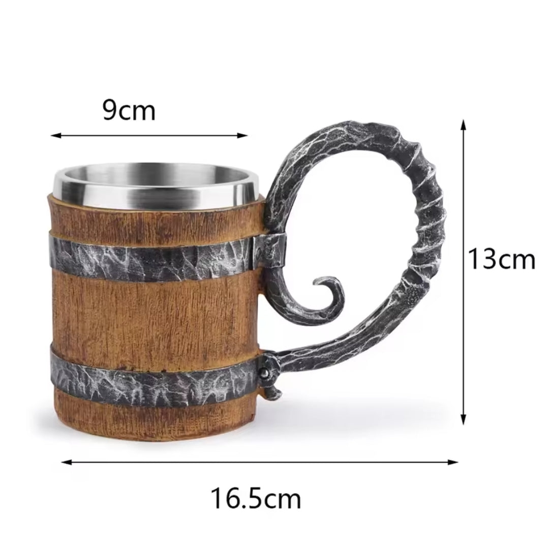 Bierpul Oktoberfest Met Viking Houtlook