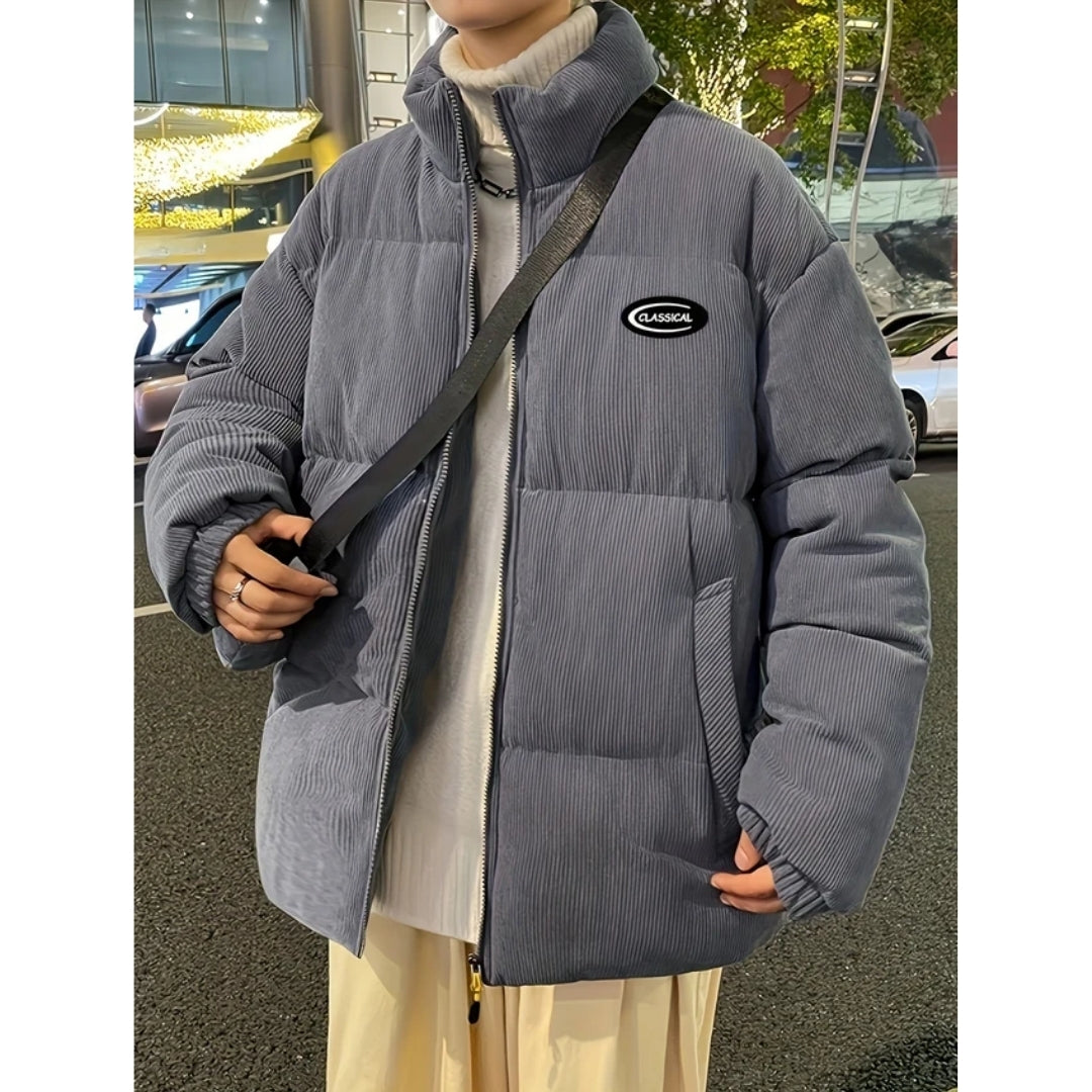 Corduroy Winterjas Dames Met Schoudertas - Emmy