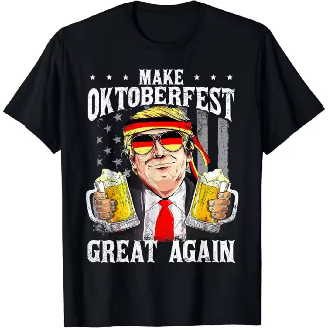 Oktoberfest T-Shirt - Vintage 3D Bierfestival Print