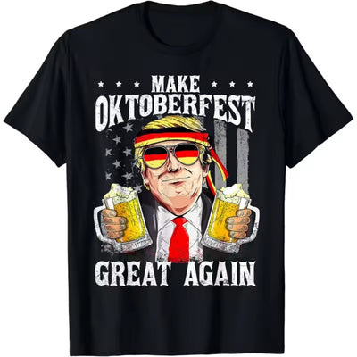 Oktoberfest T-Shirt - Vintage 3D Bierfestival Print