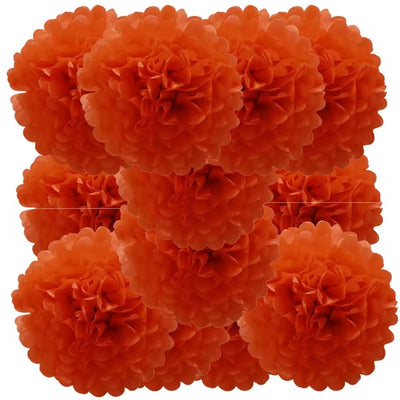 Pompom - Kleurrijke Feestdecoratie Voor Bruiloften En Feestdagen - 12 Stuks