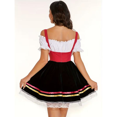 Oktoberfest Dirndl Met Traditionele Corsetstijl - Manuela