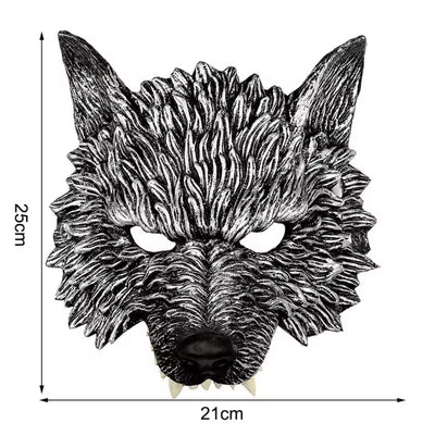 Halloween Dieren Masker - Realistisch 3D Ontwerp