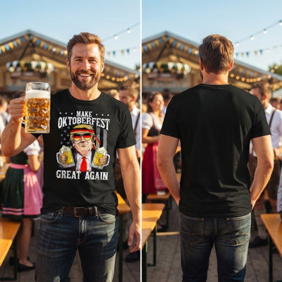 Oktoberfest T-Shirt - Vintage 3D Bierfestival Print
