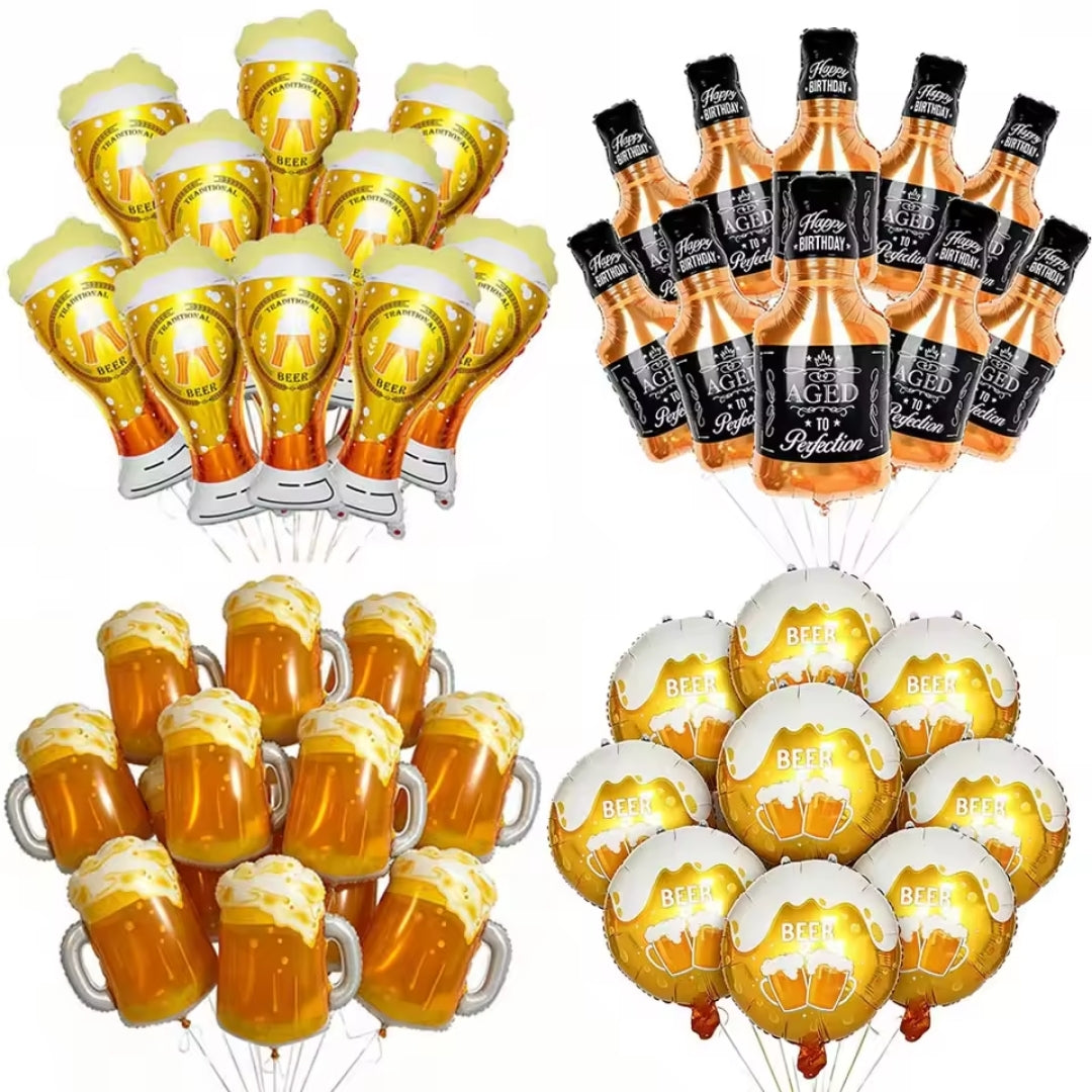 Oktoberfest Ballonnen - Feestelijke Bierglas Decoratie