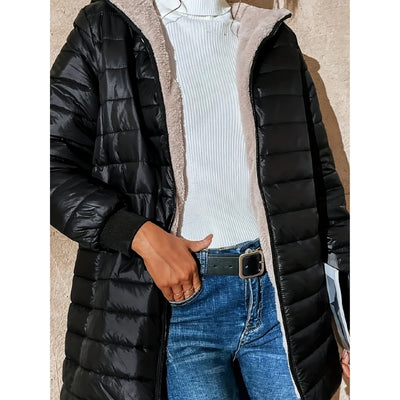 Fleece Gevoerde Jas Met Rits - Annelle