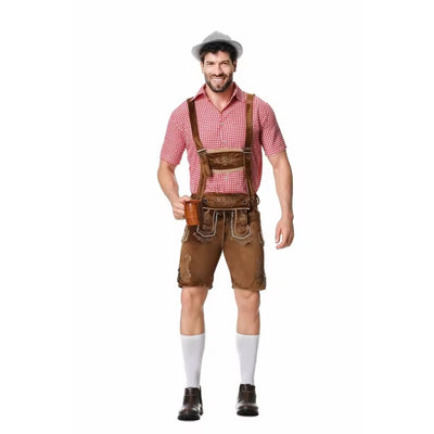 Oktoberfest Lederhosen Voor Heren - Outfit met Bretels