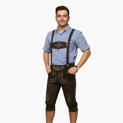 Oktoberfest Heren Lederhosen - Klassiek met Bretels