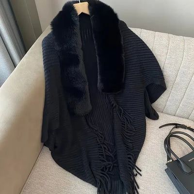 Faux Fur Winter Sjaal - Elegant Voor Koude Dagen